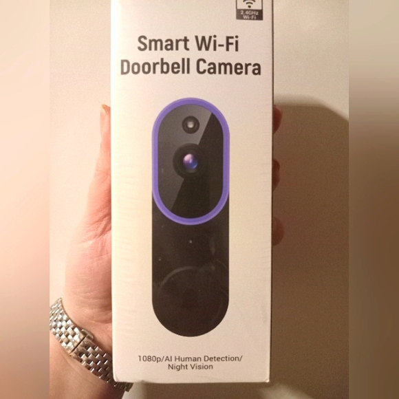 Smart Wi-Fi Doorbell Camera - Picture 1 of 3